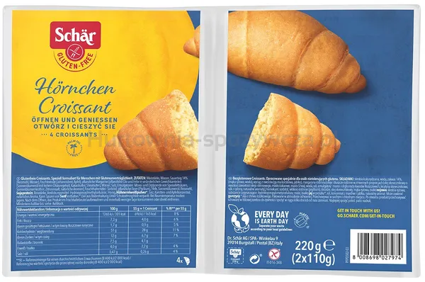 Croissant 4 Szt. Bezgl. 220 G