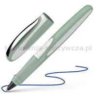 Pióro kulkowe SCHNEIDER Ray, M, pud. plastikowe, zielono-białe - 2