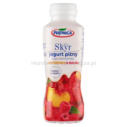 Piątnica Jogurt Pitny Skyr nektarynka-malina 330ml