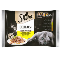 Sheba Delicacy In Jelly Drobiowe Smaki 4*85G