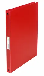 Q-Connect Segregator Ringowy Pp, A4/4R/16Mm, Transparentny Czerwony 