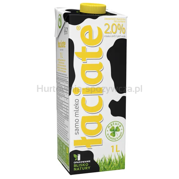 Łaciate Mleko 2%, 1 l x 12 sztuk
