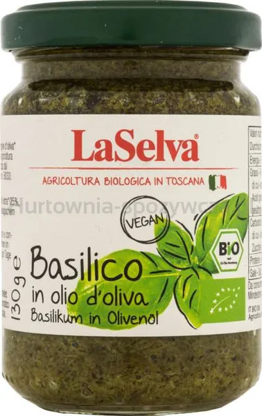 Bazylia W Oliwie Z Oliwek Bio 130 G