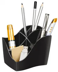 Przybornik na biurko CEP Ellypse, czarny