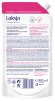 Kremowe mydło w płynie LUKSJA, róża, zapas 900ml - 2