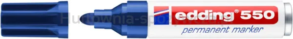 Edding Marker permanentny e-550 3-4 mm, niebieski 