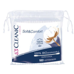Patyczki Higieniczne Cleanic Soft&Amp;Comfort 160 Szt.