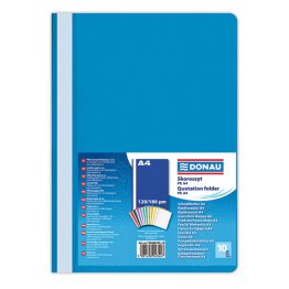 Donau Skoroszyt PP, A4, standard, 120/180mikr., niebieski 