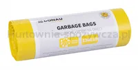 Worki na śmieci DONAU HOME, do segregacji, plastik (LDPE), 120l, 10 szt., żółte - 4