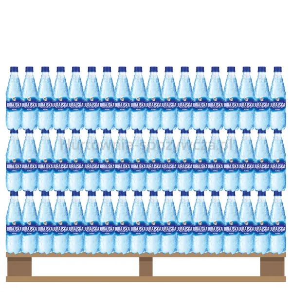 Woda Jurajska Gazowana 500 Ml <br>(Paleta 1296 sztuk)