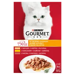 Purina Karma Dla Kota Gourmet Mon Petit Mix Drobiowy (6X50G)