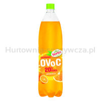 Hortex Gazowany Ovoc napój o smaku pomarańczy butelka pet 1,5 l