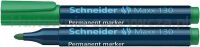 Schneider Marker permanentny Maxx 130, okrągły, 1-3mm, zielony 