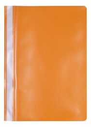Skoroszyt OFFICE PRODUCTS, PP, A4, miękki, 100/170mikr., pomarańczowy