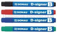 Donau Marker Do Tablic D-Signer B, Okrągły, 2-4Mm (Linia), Czerwony - 3