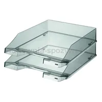 Szufladka na biurko HAN standardowa, polistyren, A4, dymna - 2