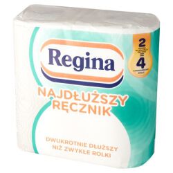 Regina Najdłuższy Ręcznik Biały 2 Rolki