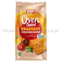 Lay's Oven Baked Krakersy Wielozbożowe Pomidor Z Bazylią 80G