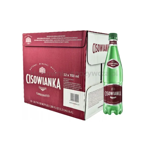 Woda Cisowianka silnie gazowana, PET 700ml