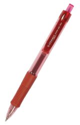 Q-Connect Długopis automatyczny żelowy 0,5mm (linia), czerwony 