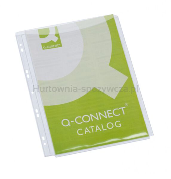 Q-Connect Koszulki na katalogi PVC, A4, krystal, 180mikr., 5szt.  - 2
