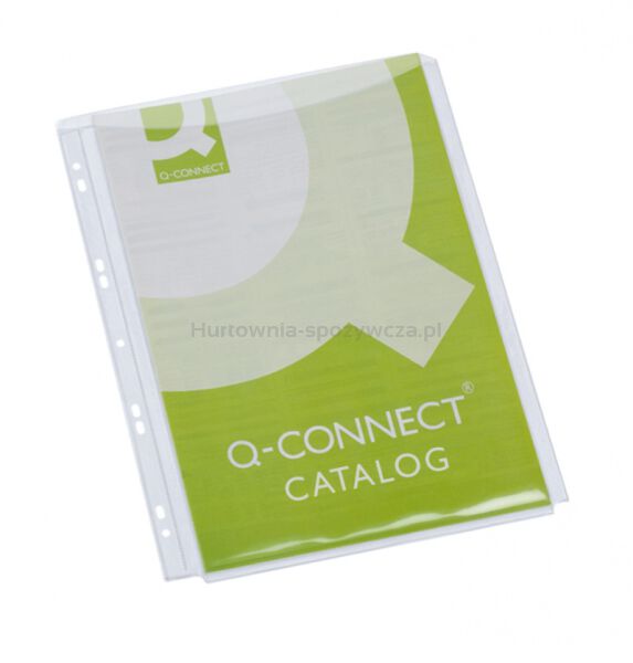 Q-Connect Koszulki na katalogi PVC, A4, krystal, 180mikr., 5szt.  - 2