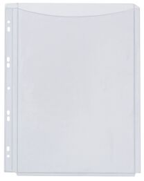 Q-Connect Koszulki na katalogi PVC, A4, krystal, 180mikr., 5szt. 