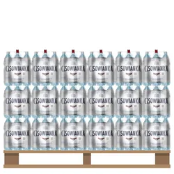 Woda Mineralna Cisowianka lekko gazowana 1,5l  Paleta