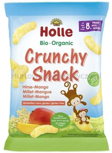 Chrupki jaglane o smaku mango powyżej 8 miesiąca życia BIO 25 g