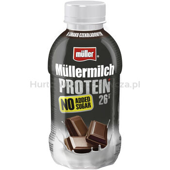 Mullermilch Napój Mleczny Protein No Added Sugar Mix Smaków Czekoladowy Oraz Bananowym400G