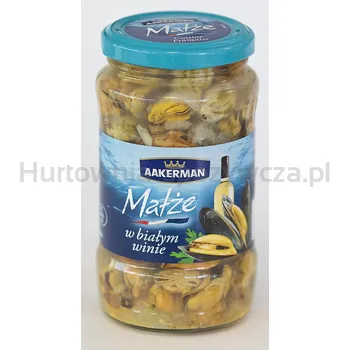 Małże w białym winie 350g Aakerman