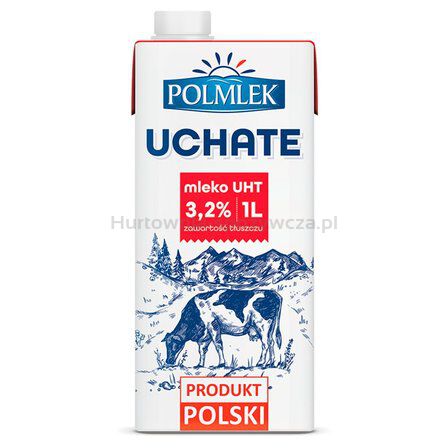 Mleko Uht Polmlek Uchate 3,2 % 1 L