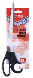 Office Products Nożyczki Biurowe 25 Cm, Czarne