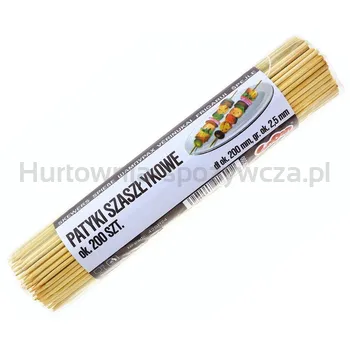 Patyki Szaszłykowe - 200*2,5 Mm / 200 Szt. Godan