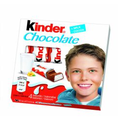 Kinder Chocolate, Batonik Z Czekolady, 4Szt, 50G