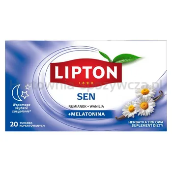 Lipton Herbata Ziołowa Sen 20 Torebek