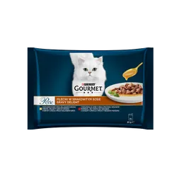 GOURMET PERLE Gravy Delight Kurczak 4x85g