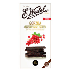 Wedel Czekolada Gorzka Premium Z Czerwoną Porzeczką 100G