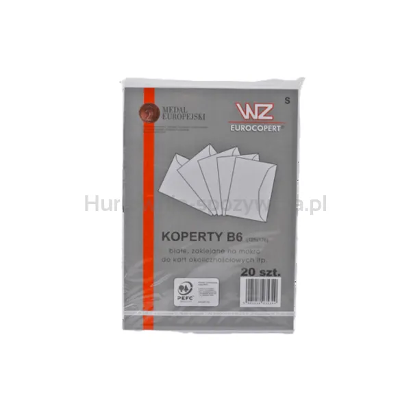 Koperta B-6 OFFSET 80 g, Couvertic, F-20