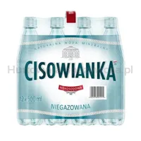 Cisowianka Woda Mineralna Niegazowana 500ML  Paleta SK - 2
