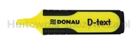 Donau Zakreślacz fluorescencyjny D-Text, 1-5mm (linia), żółty  - 2