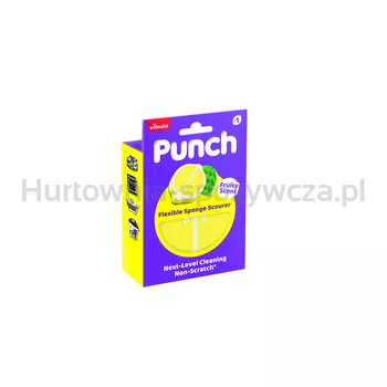Vileda Punch Elastyczny zmywak Cytryna 1 szt.