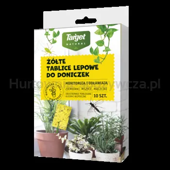 Żółte Tablice Lepowe Do Doniczek Do Kwiatów Domowych I Balkonowych 10 Szt Target