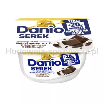 Danio Serek homogenizowany z kawałkami czekolady 150 g