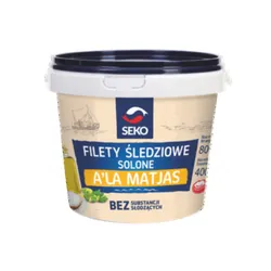 Seko Filety Śledziowe Solone A'La Matjas  400/800G