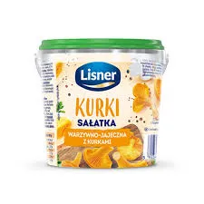 Lisner Kurki Sałatka warzywno-jajeczna z kurkami 500g