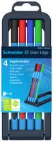 Schneider Zestaw długopisów Slider Edge, XB, 4 szt., pudełko z zawieszką, mix kolorów  - 2