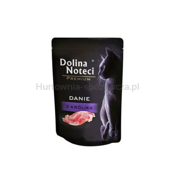 Dolina Noteci Premium Mokra karma danie z królika dla kotów 85g