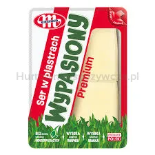 Mlekovita Ser Wypasiony Gouda z kminkiem plastry 135g