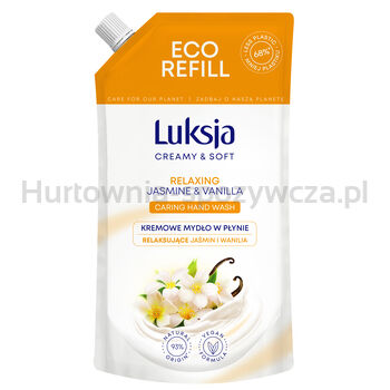 Luksja Mydło W Płynie Creamy Soft Kremowe Jaśmin I Wanilia 400 Ml Opakowanie Uzupełniające